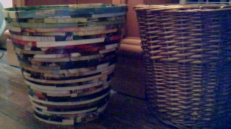 blog Recycled magazine waste paper basket